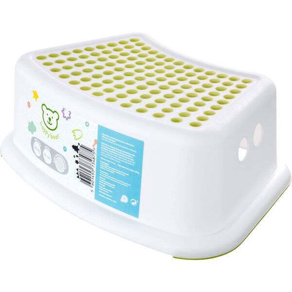 Degrau Infantil Branco Happy Bear