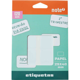 Conjunto 120 Etiquetas Adesivas 25x40mm Note!