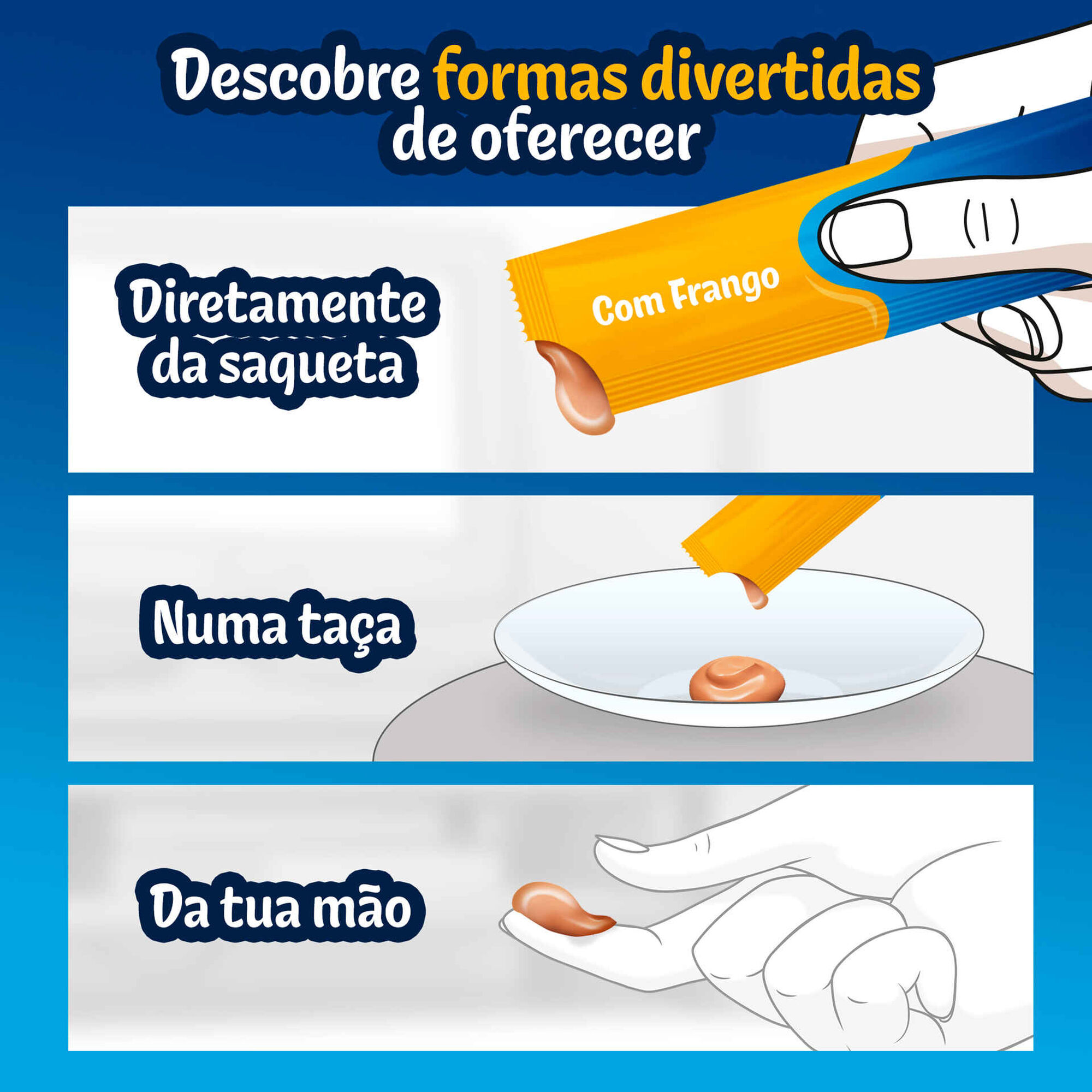 Snack Líquido para Gato Deli Moments Frango Saquetas