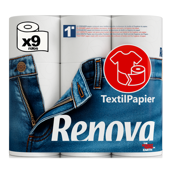 Papel Higiénico 3 Folhas Textil Papier Renova