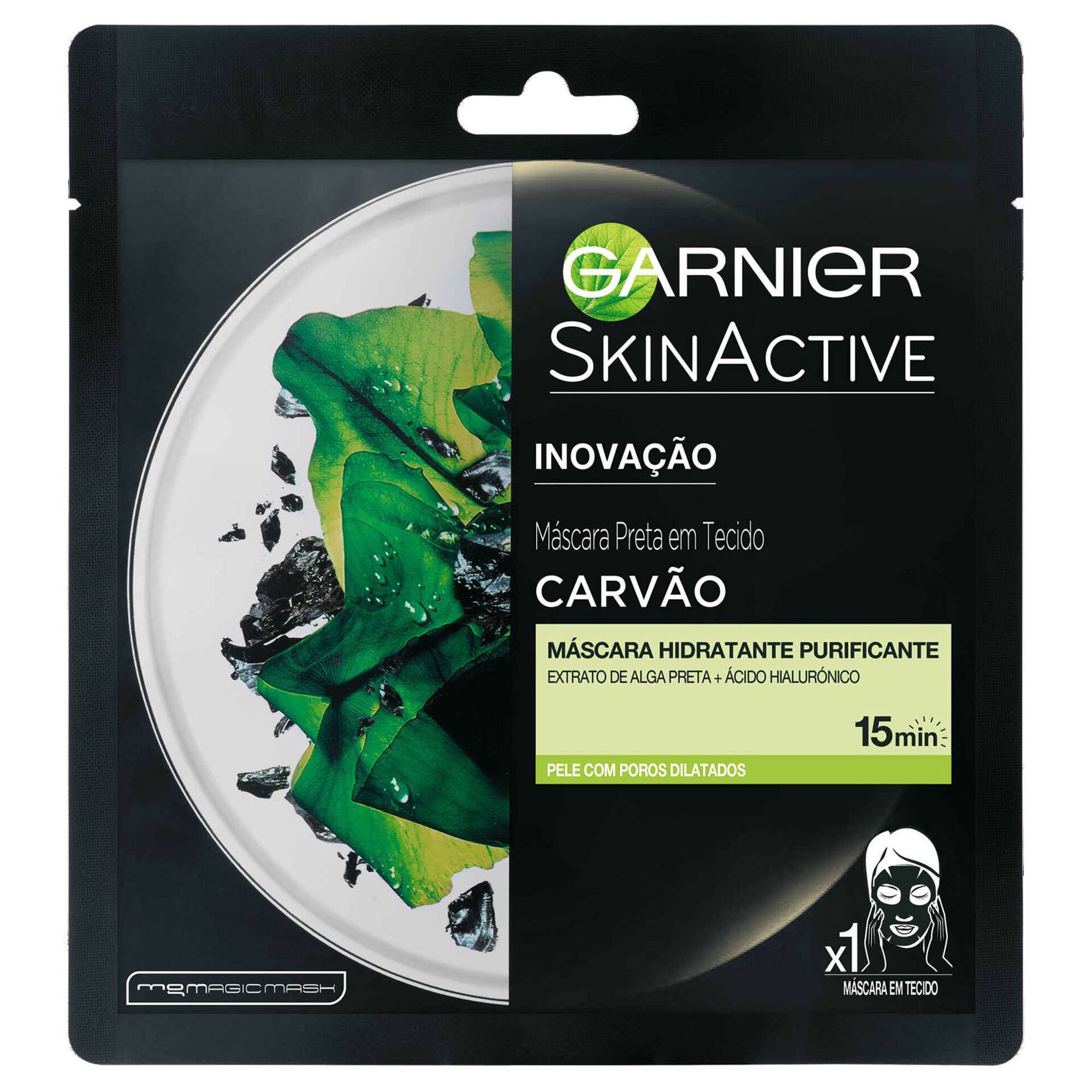 Máscara Facial de Tecido Skin Active Purificante