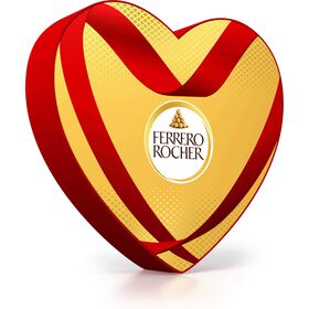 Bombons de Chocolate com Recheio de Creme e Avel&atilde; Cora&ccedil;&atilde;o Ferrero Rocher