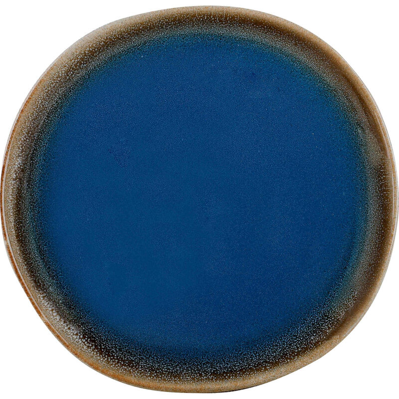 Prato Sobremesa Reativo Azul Kasa