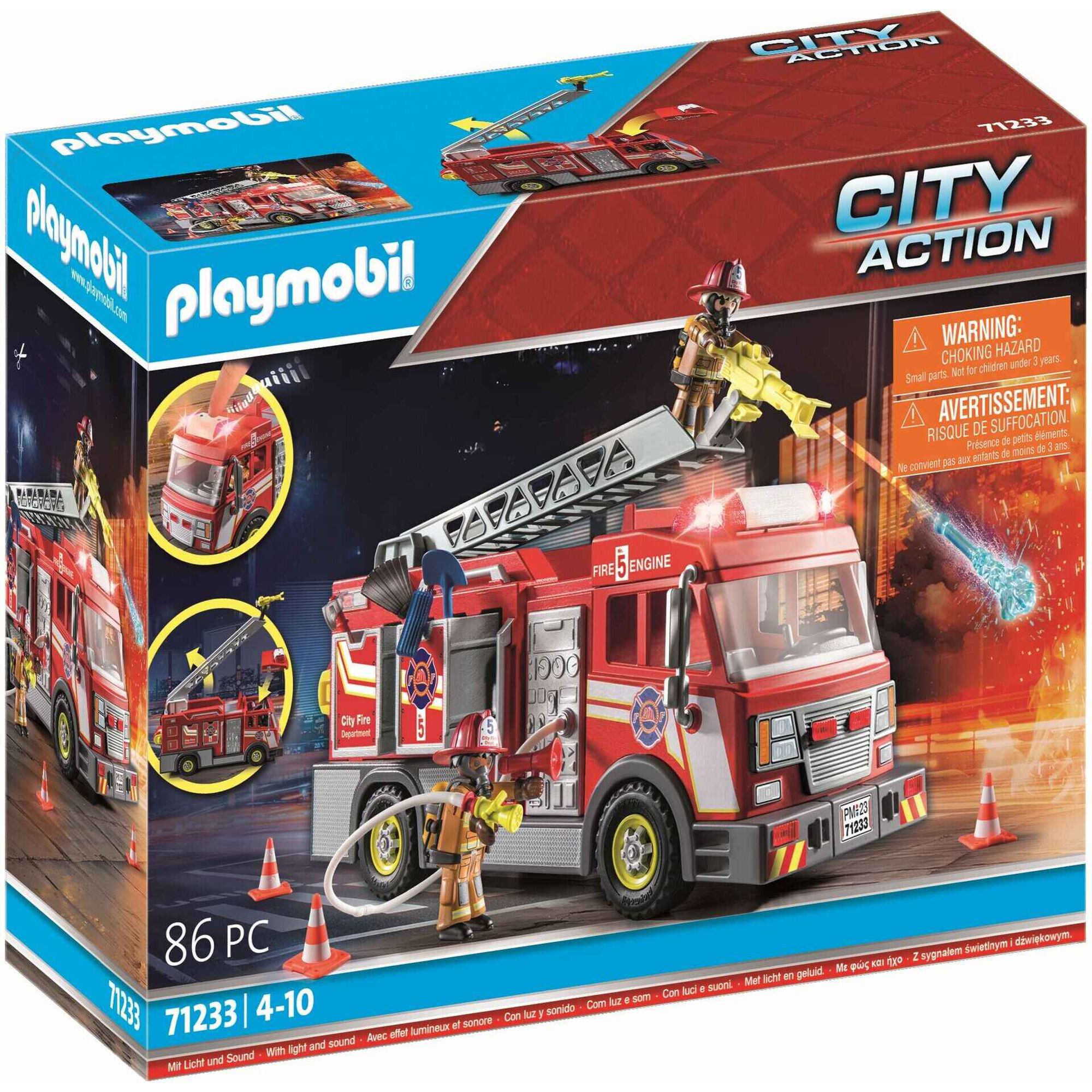 Playmobil - Cami&atilde;o dos Bombeiros