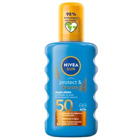 Protetor Solar Spray Protect & Bronze FPS 50 Nivea Sun