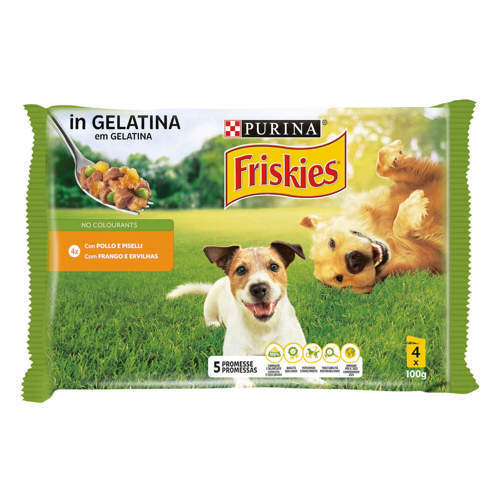 Comida Húmida para Cão Adulto Gelatina Frango Saquetas Comida Húmida para Cão Adulto Gelatina Frango Saquetas