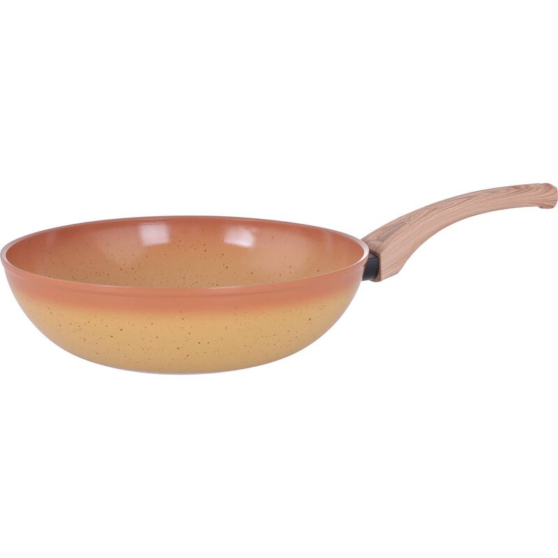 Wok Antiaderente 28cm Terracota Ceramic Kasa