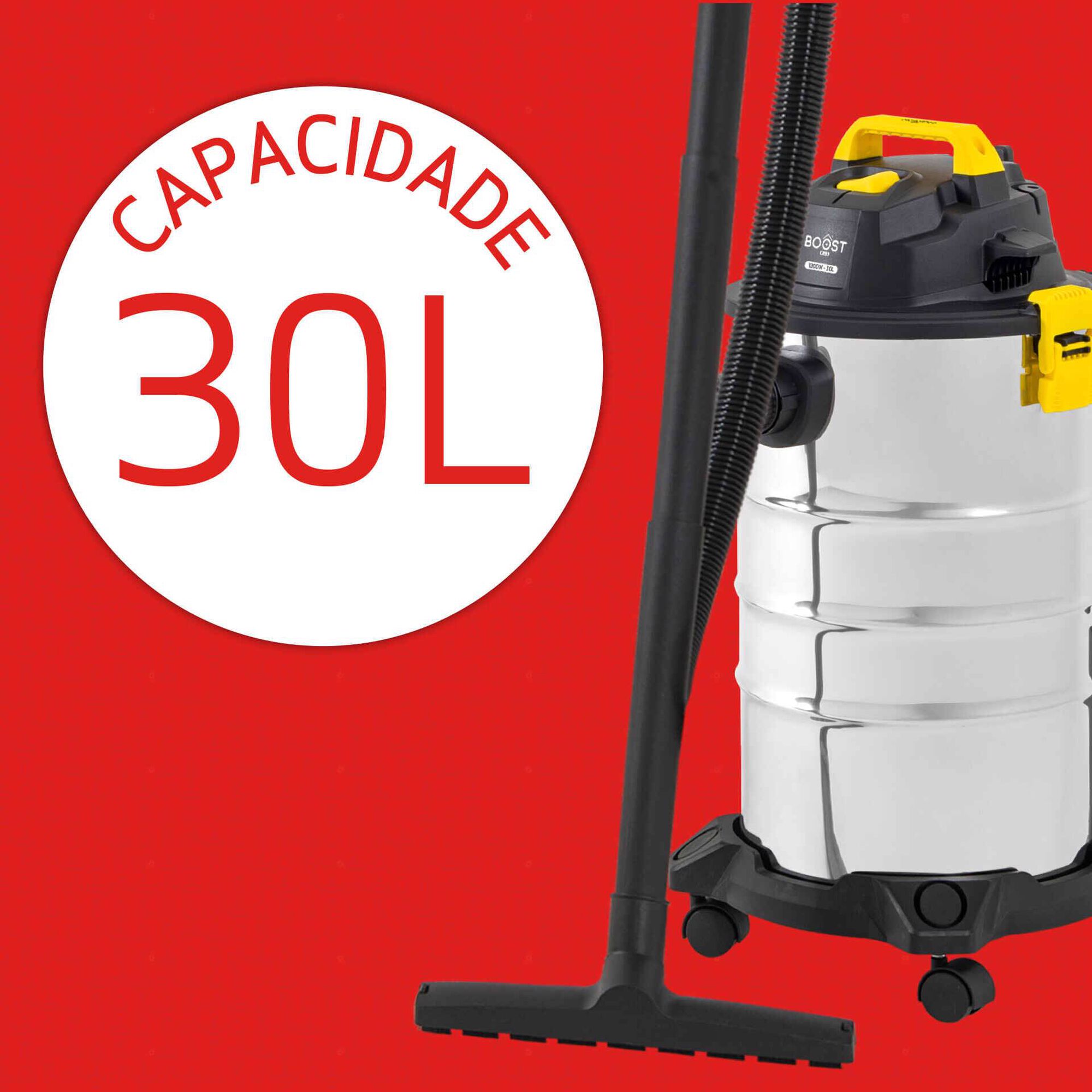 Aspirador S&oacute;lidos e L&iacute;quidos 30L Boost