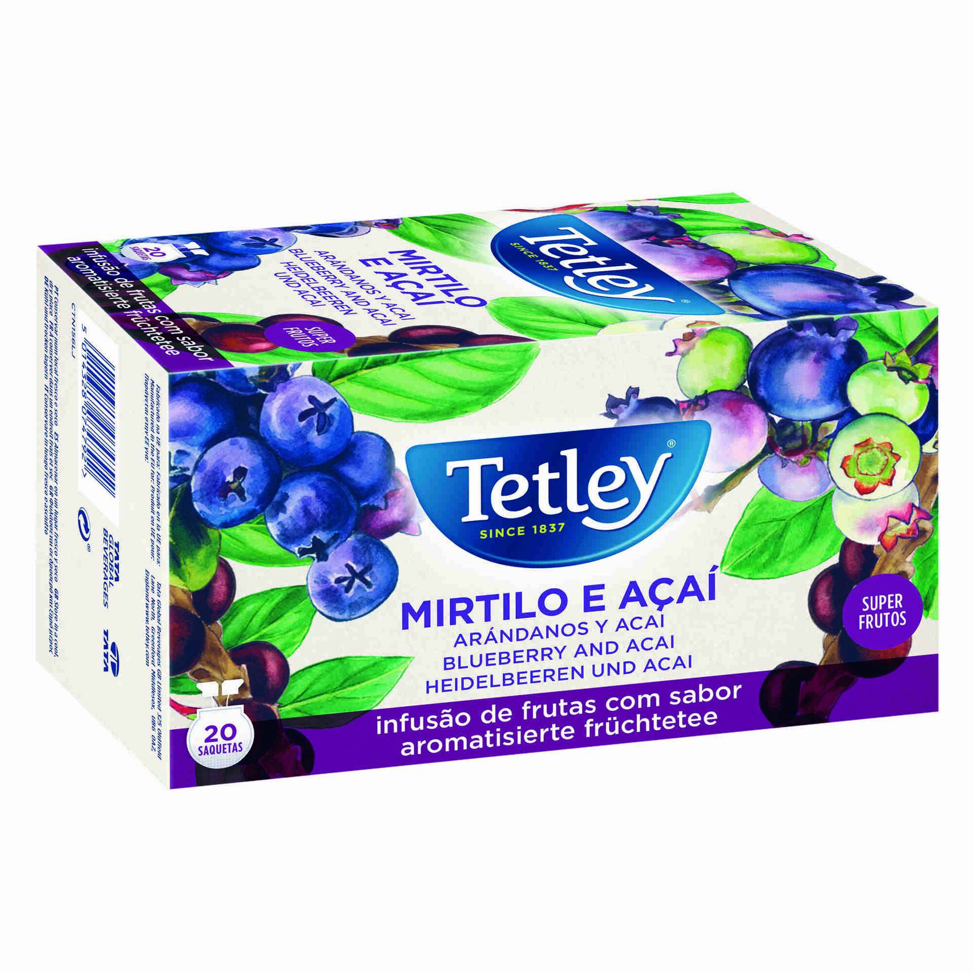 Infusão Mirtilo e Açaí Superfruits Saquetas Infusão Mirtilo e Açaí Superfruits Saquetas