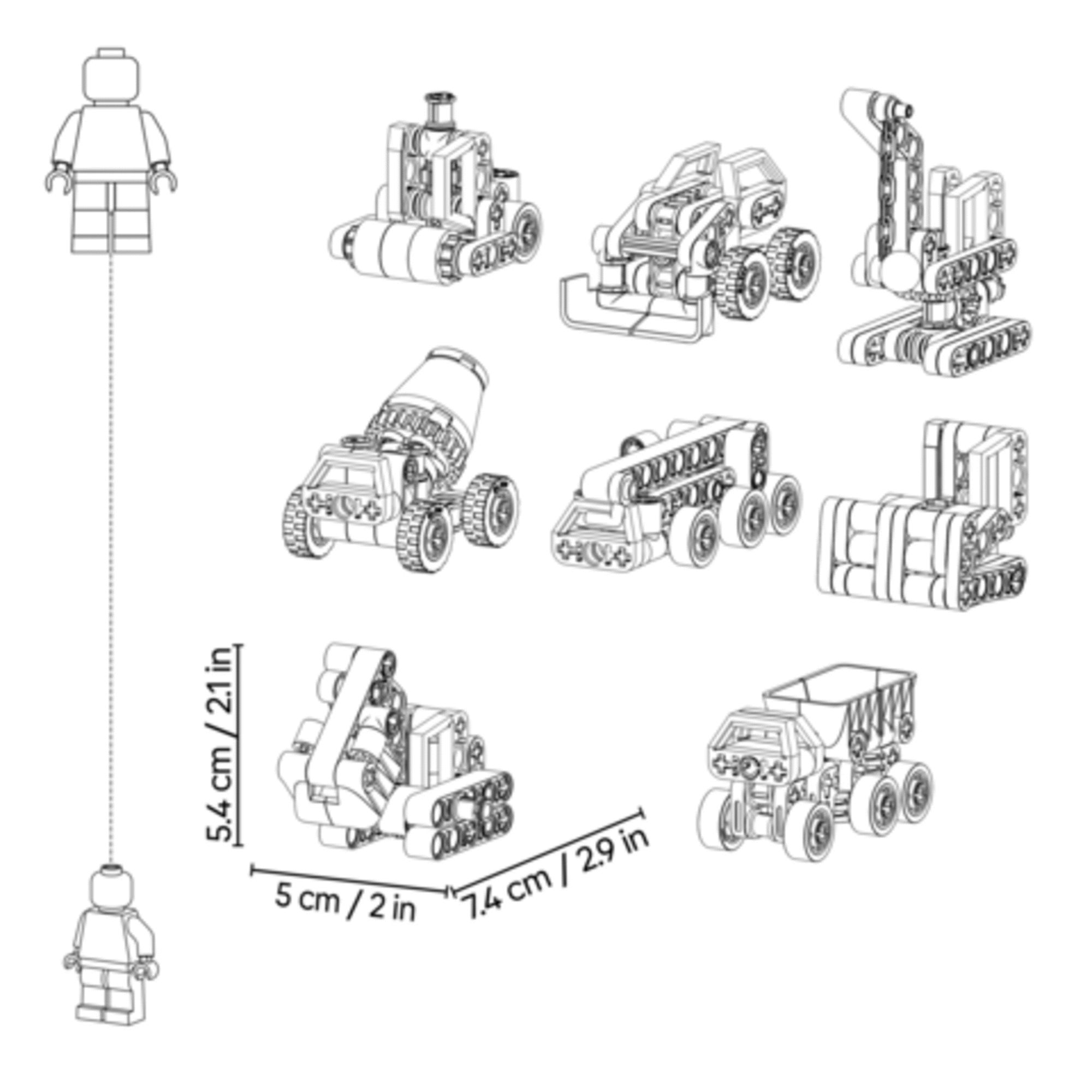 LEGO Technic - M&aacute;quinas Poderosas - 42233