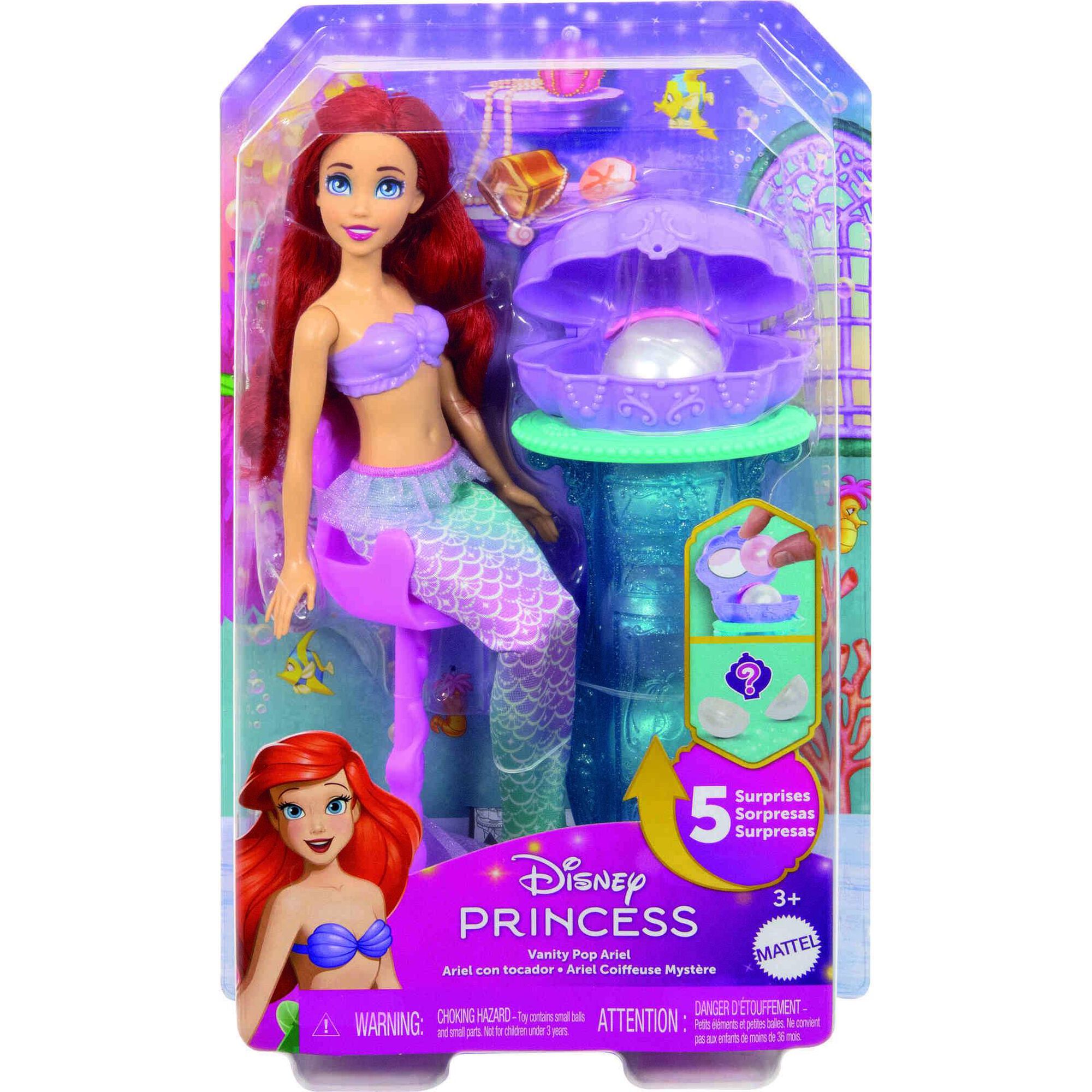 Boneca Princesa - Ariel Sereia Surpresa