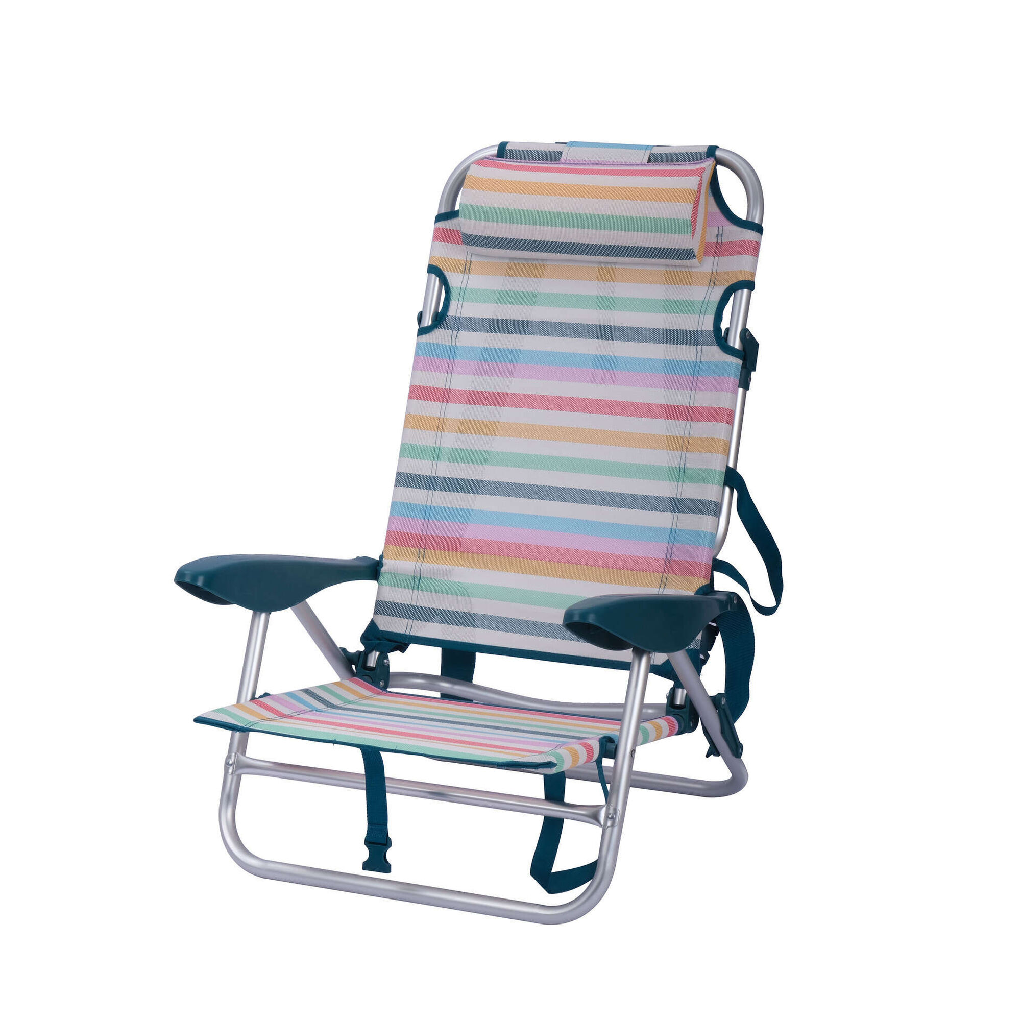 Cadeira de Praia Alum&iacute;nio com Almofada Mar I Kasa