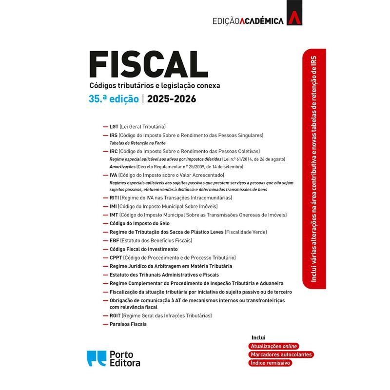 Fiscal - Edição Académica de Porto editora