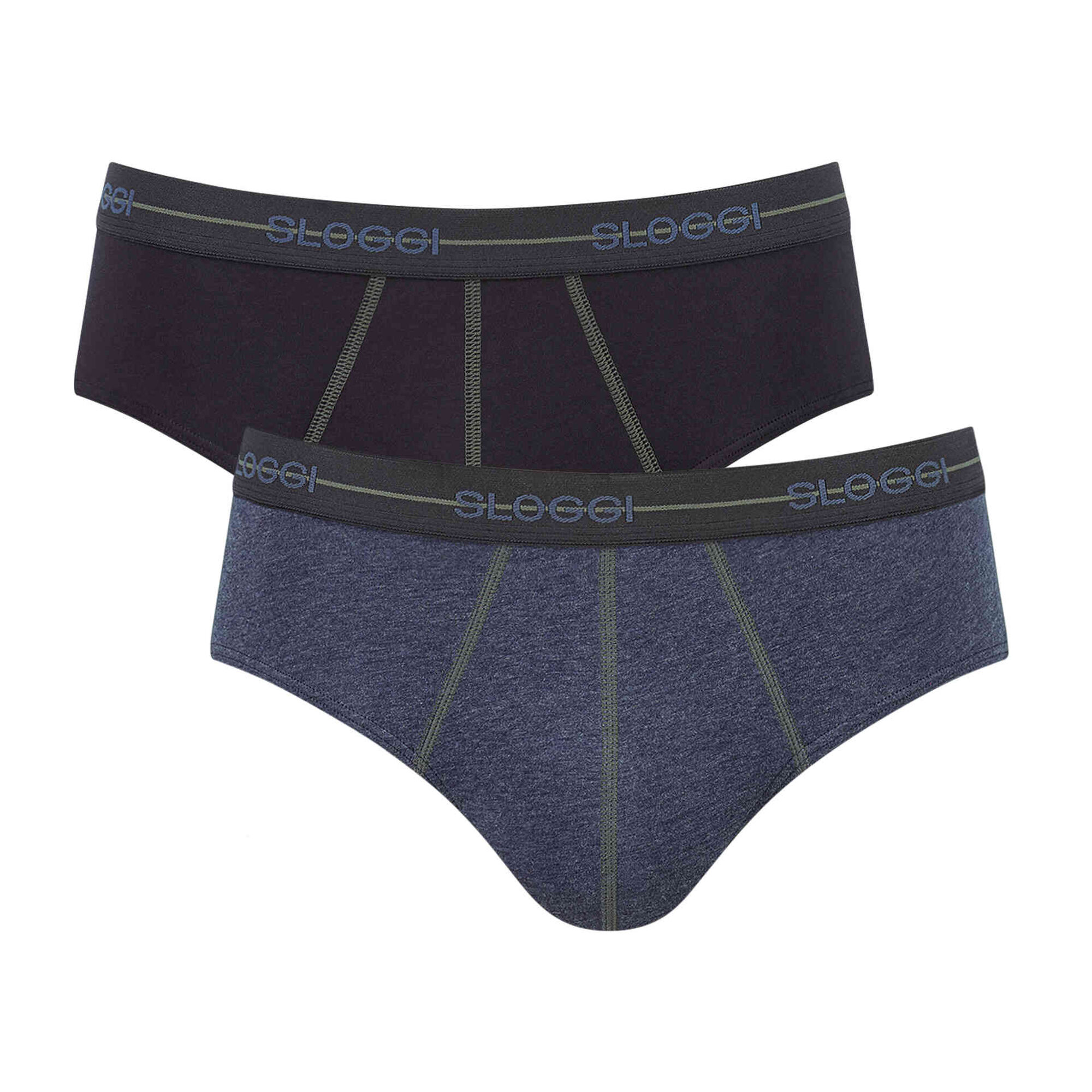 Conjunto 2 Slips Sloggi Homem Multicor