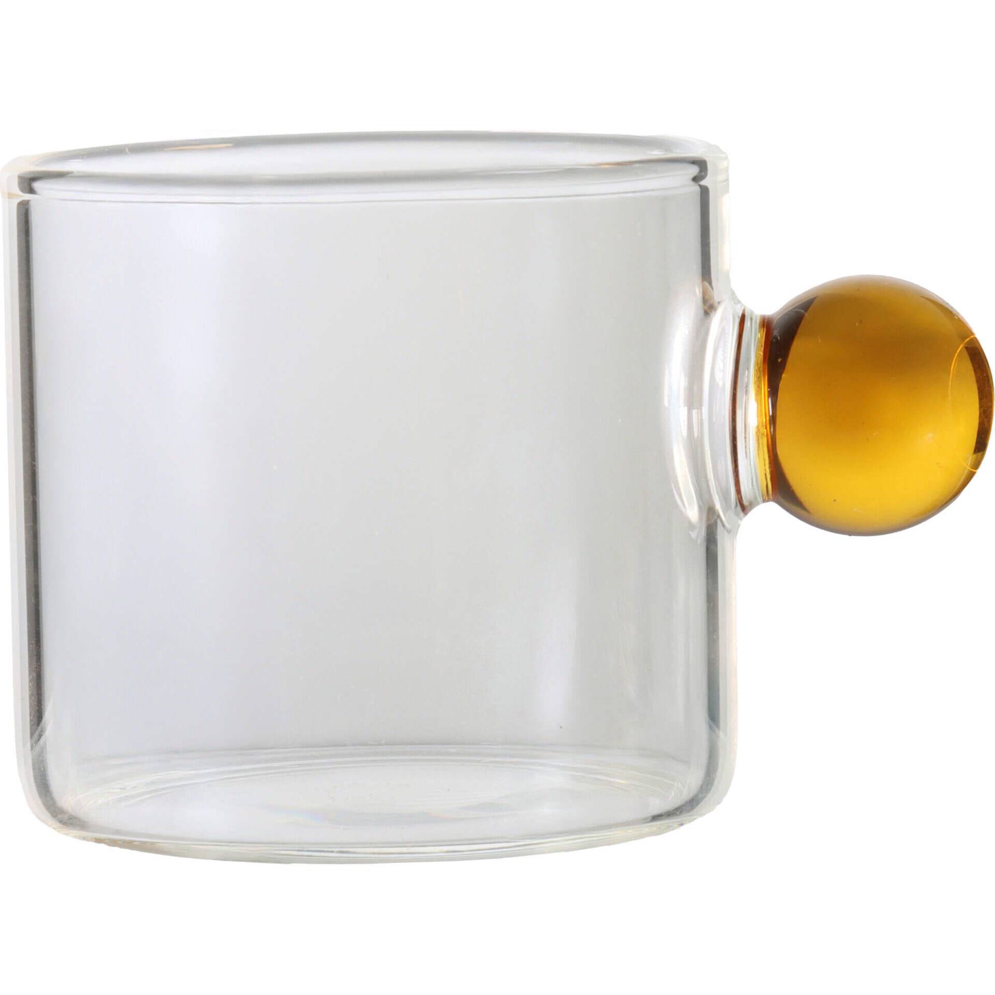 Copo Caf&eacute; 90ml com Asa Bola Laranja Kasa