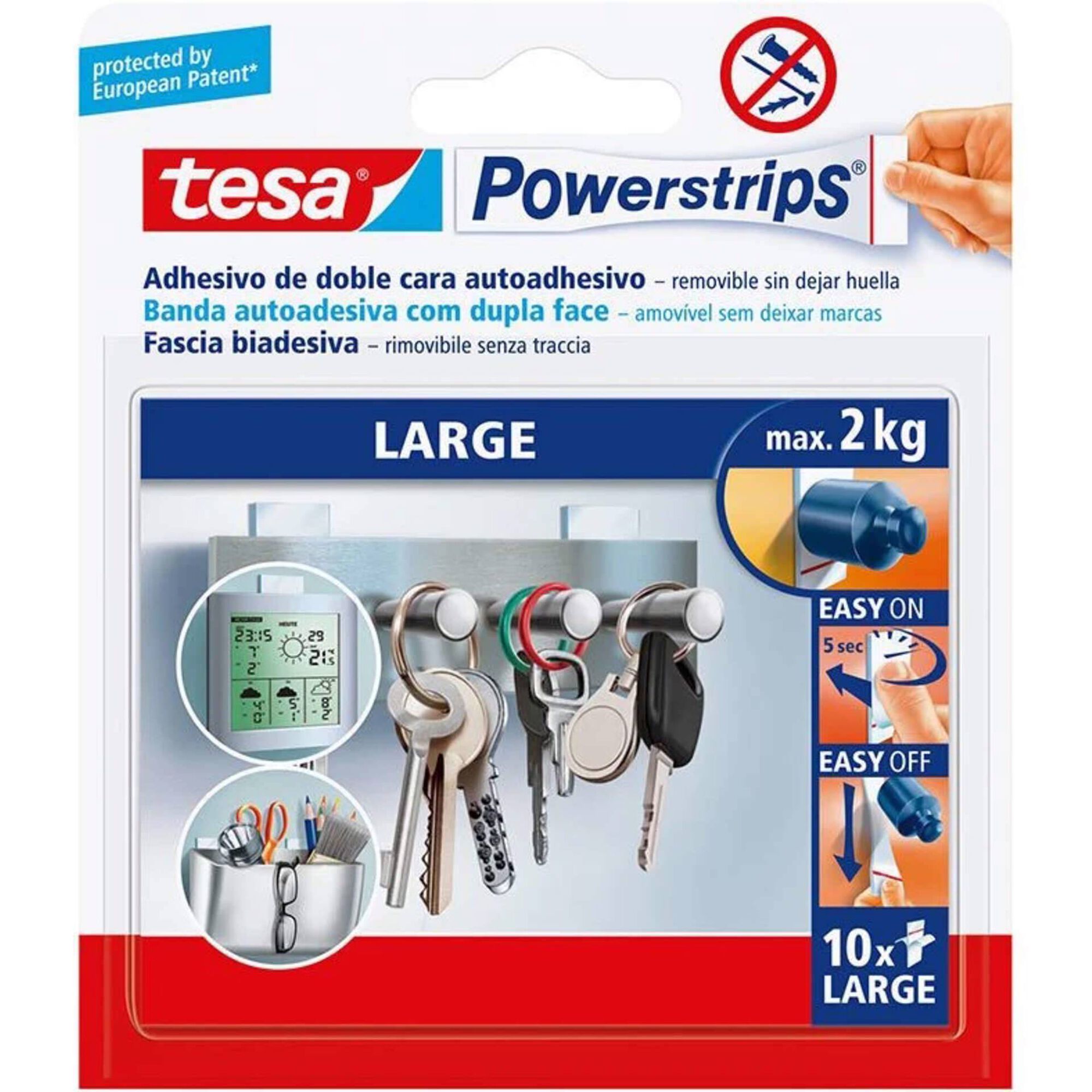 Tiras Adesivas Largas 2kg Tiras Adesivas Largas 2kg
