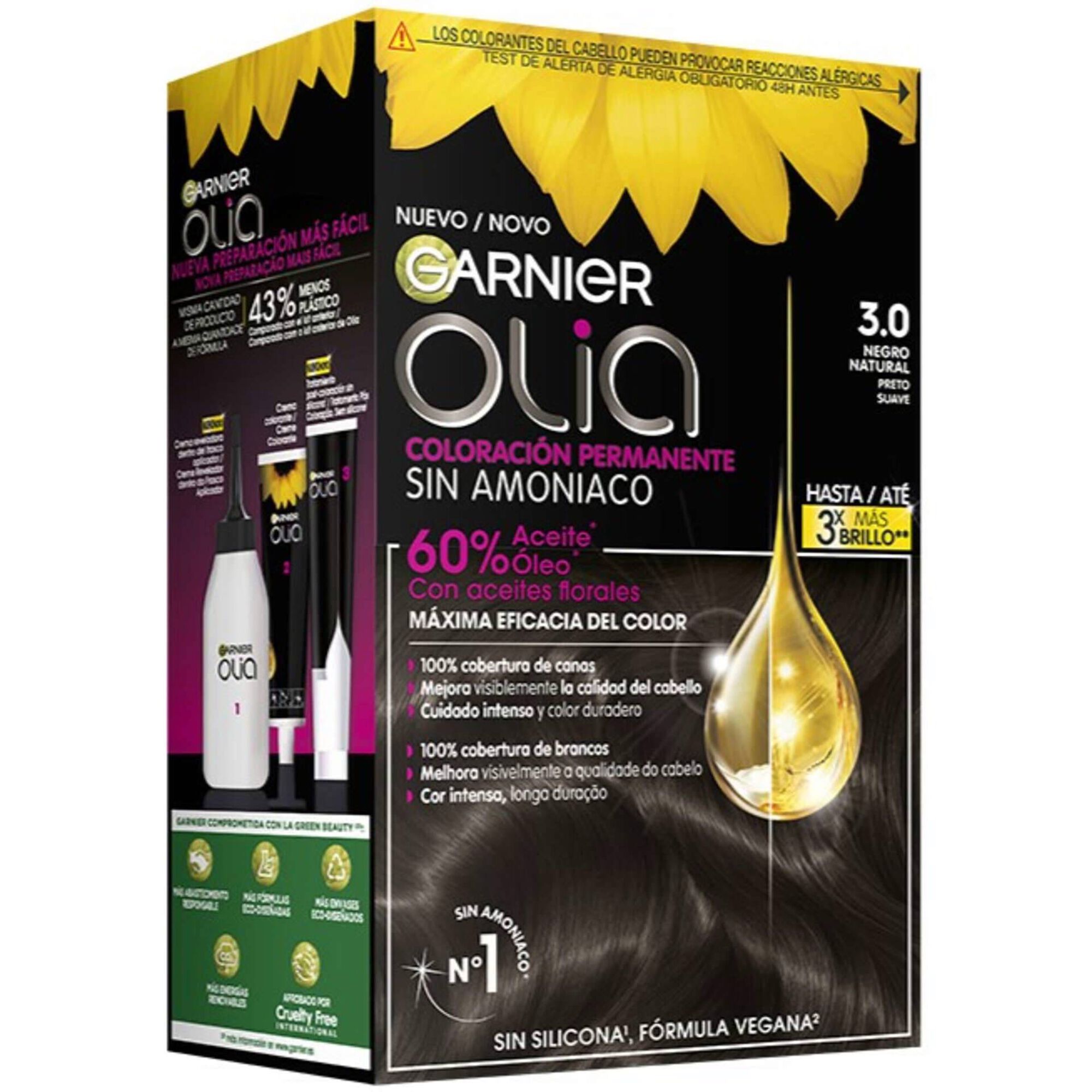 Coloração Permanente Olia Castanho Escuro 3.0
