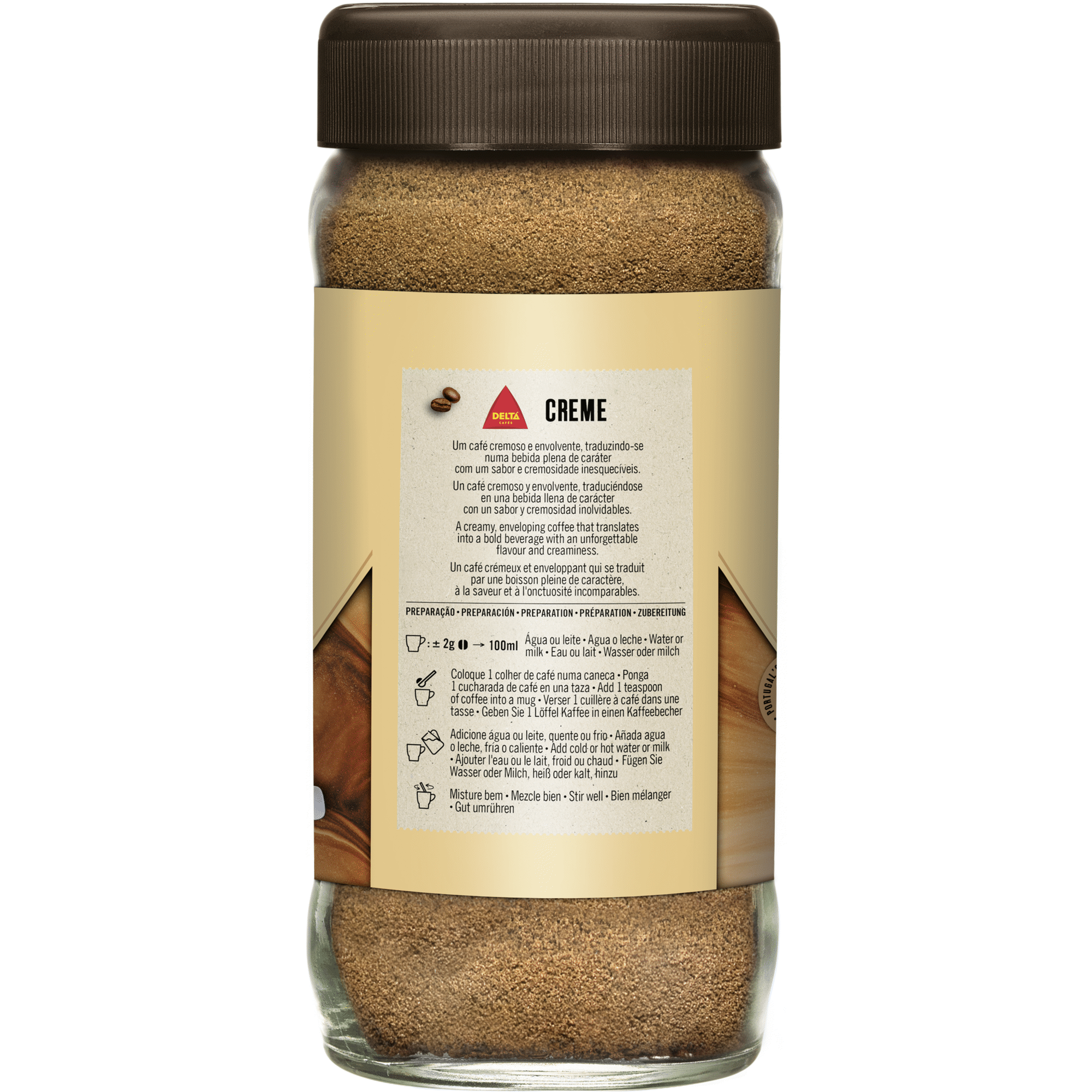 Caf&eacute; Sol&uacute;vel Creme