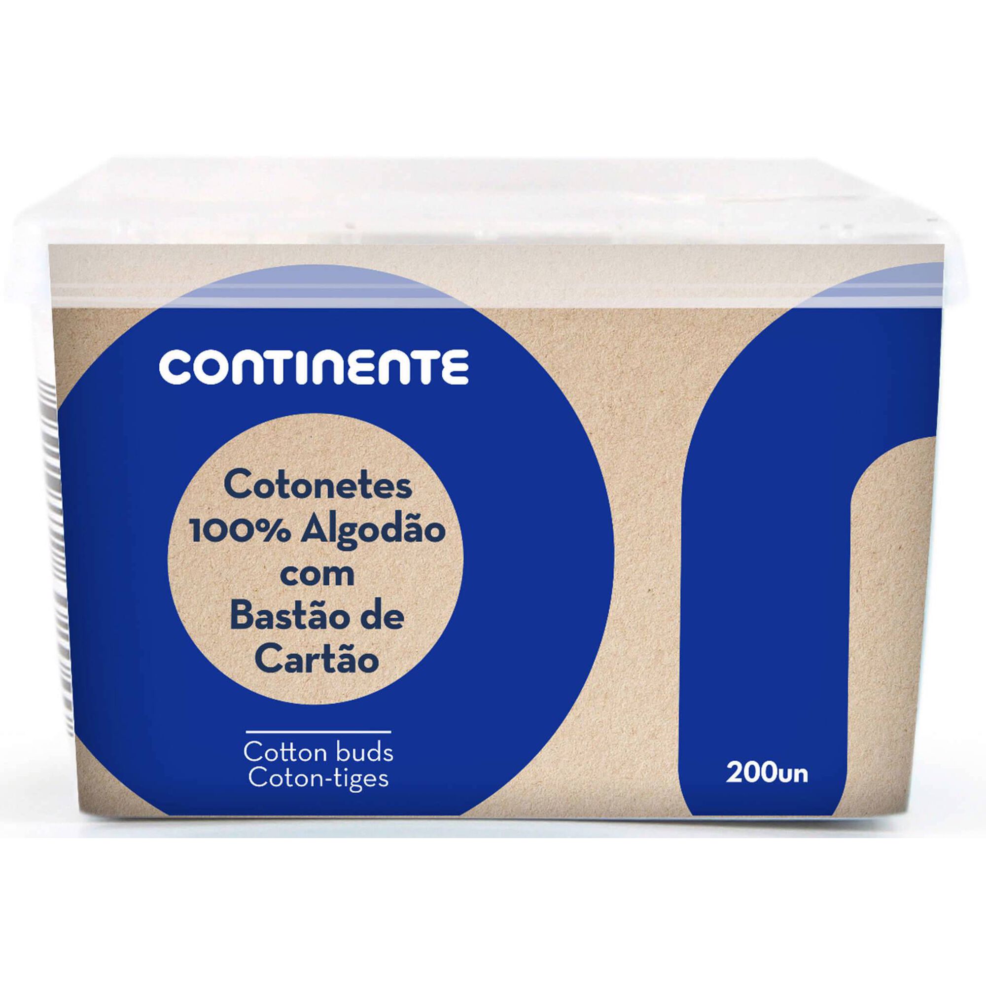 Cotonetes de Algodão com Bastão de Cartão