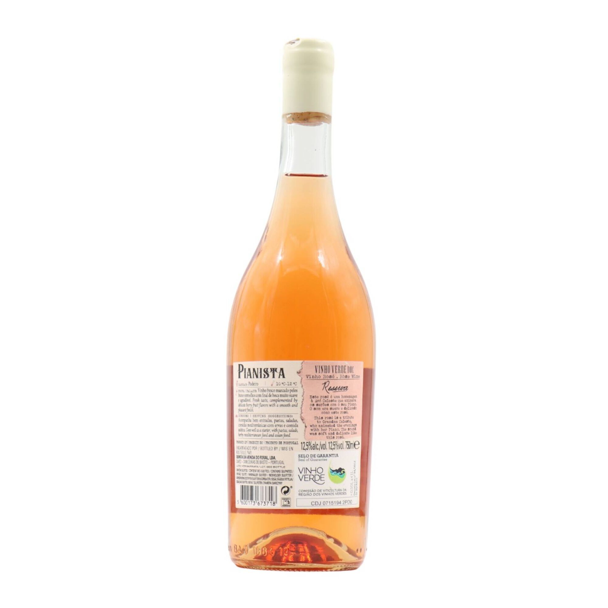 Quinta Da Venda Pianista Vinho Verde Ros&eacute;