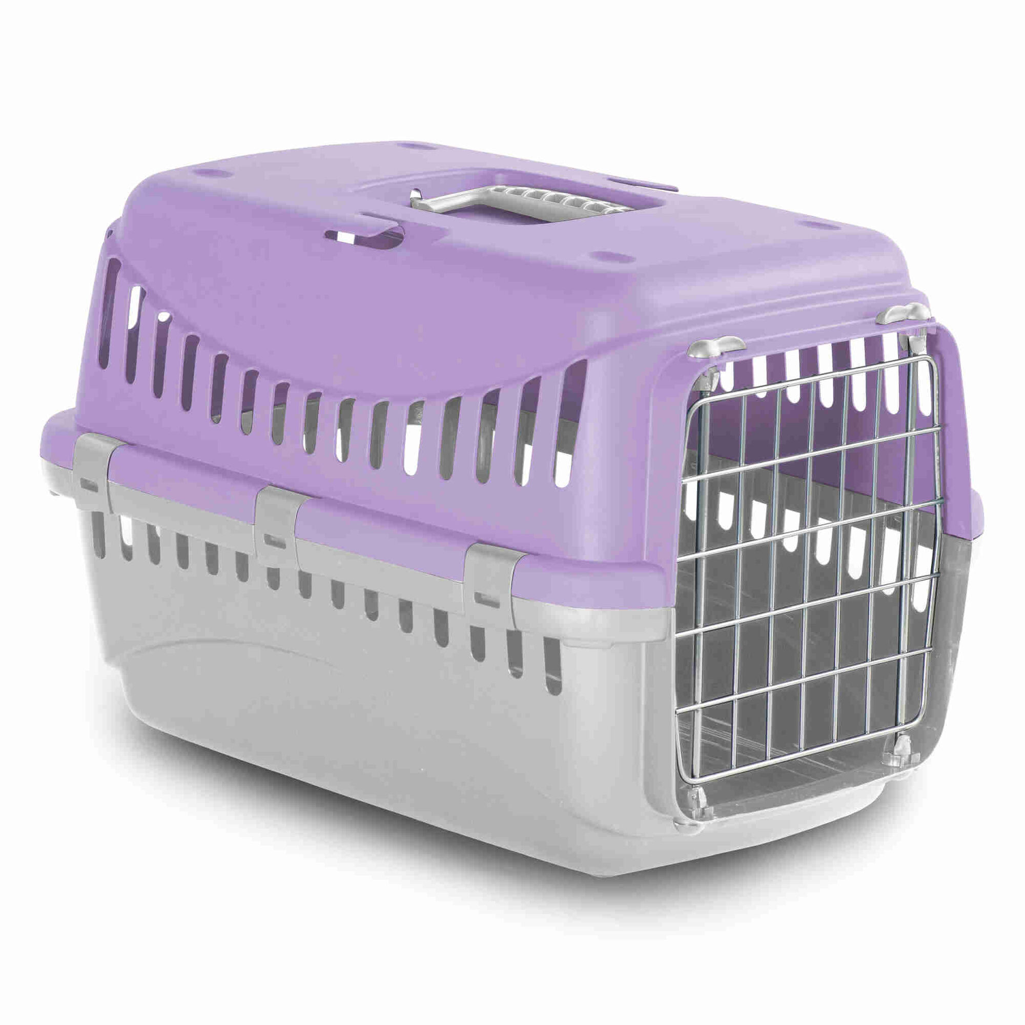 Transportadora Gipsy Porta Metal Lil&aacute;s 58x38x38 cm MP Bergamo