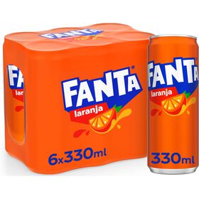 Refrigerante em Lata com G&aacute;s Laranja Fanta