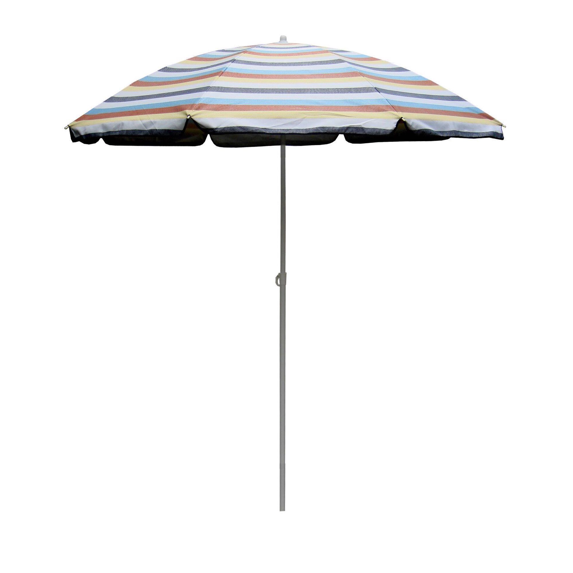 Guarda-sol de Praia UV 200cm Riscas Coloridas Malibu Guarda-sol de Praia UV 200cm Riscas Coloridas Malibu