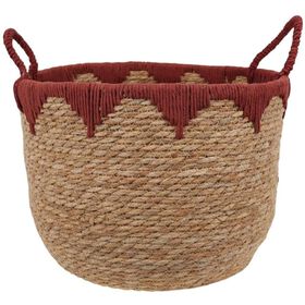 Cesto Debroado 37x26cm Bord&ocirc; Kasa