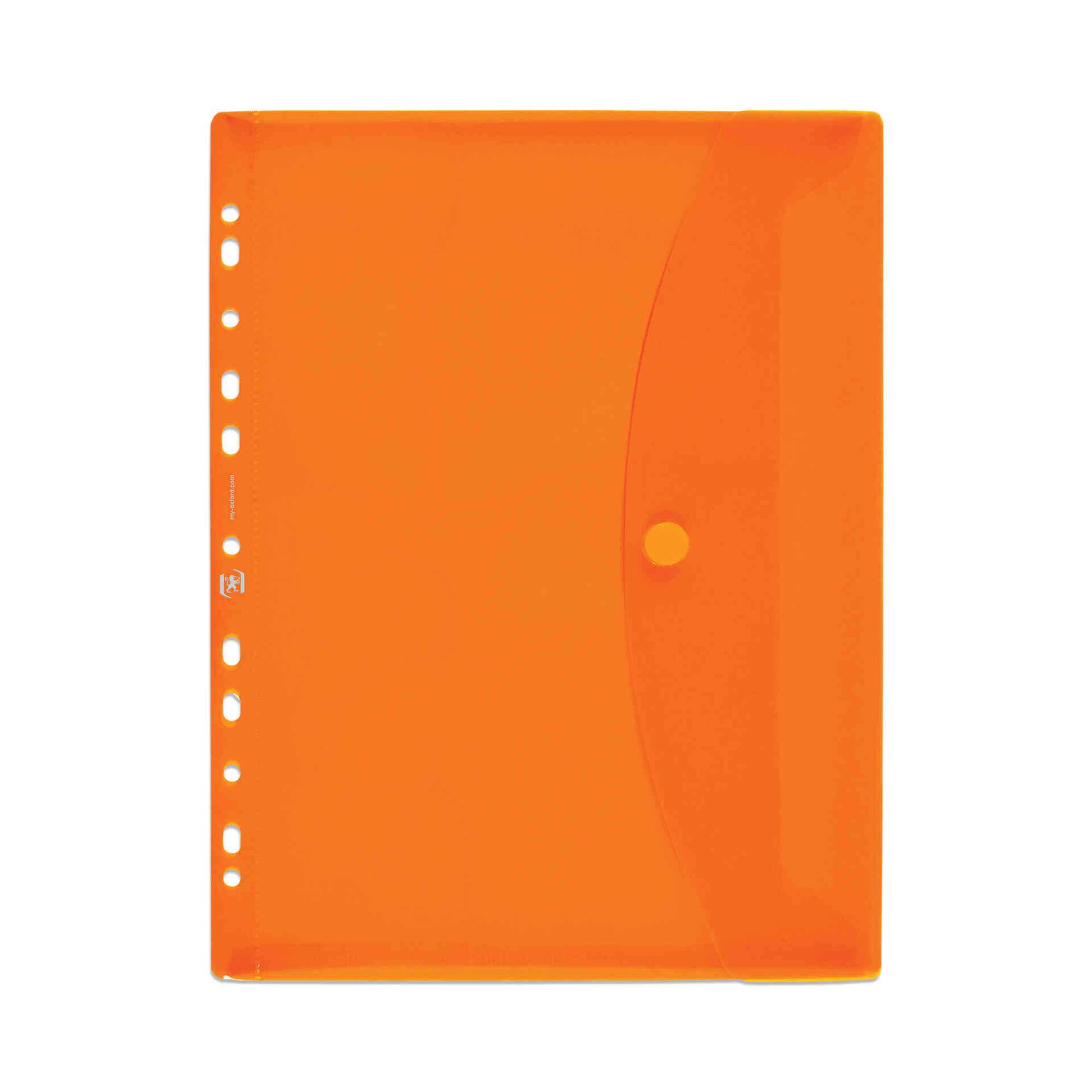 Classificador Envelope Perfurado com Mola A4 (várias cores)