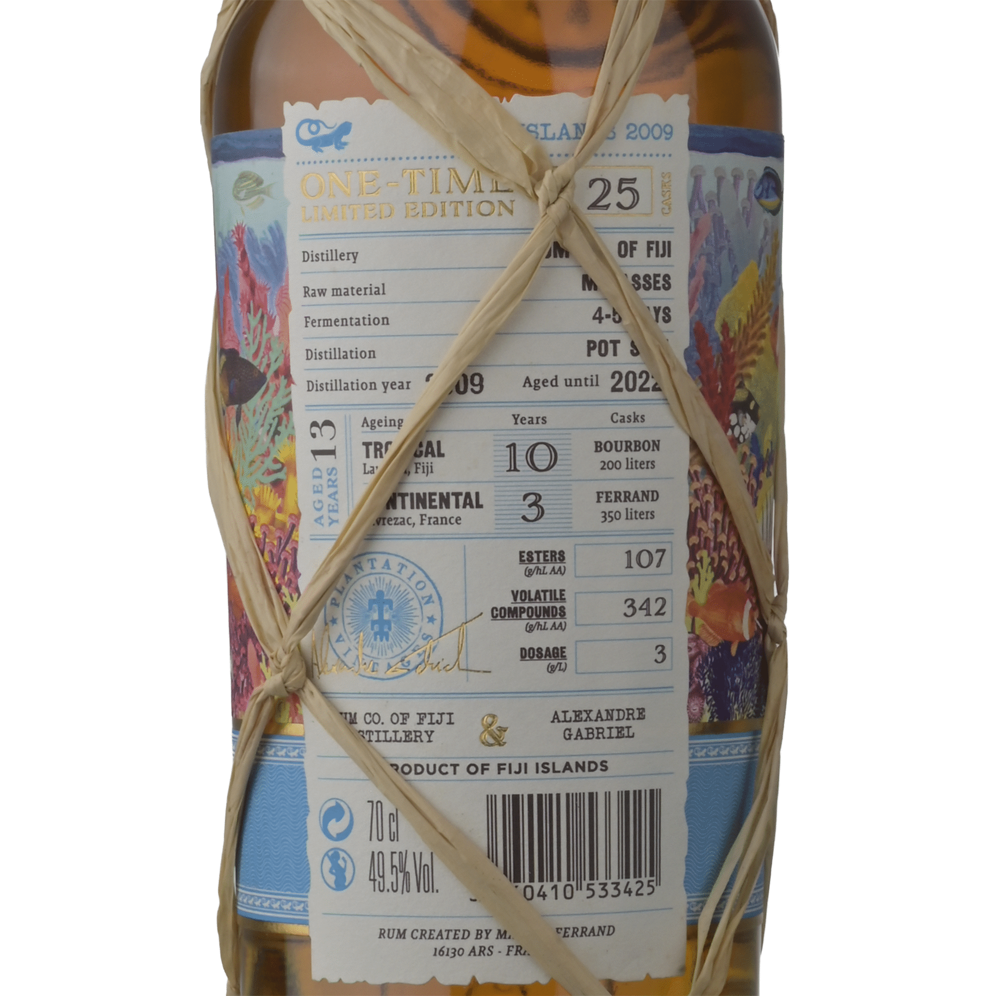 Plantation Rum Fiji Islands Vintage 2009