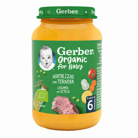 Refeição para Bebé Legumes e Vitela +6M