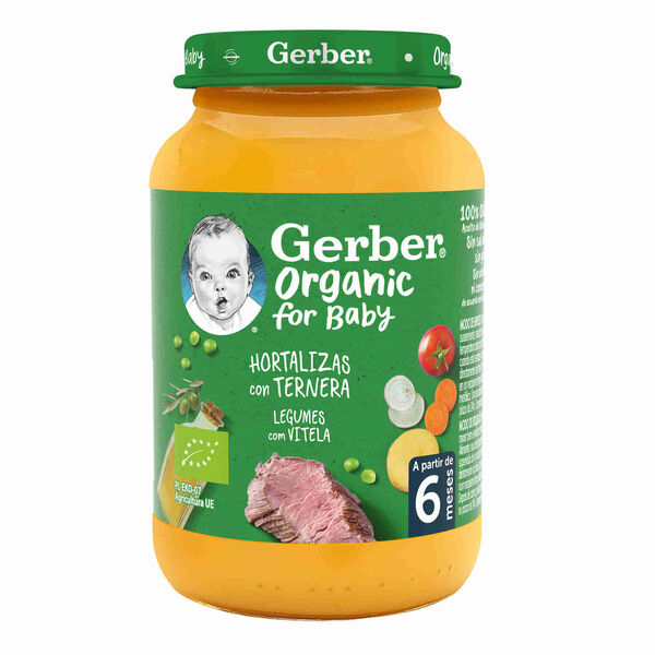 Refeição para Bebé Legumes e Vitela +6M Gerber