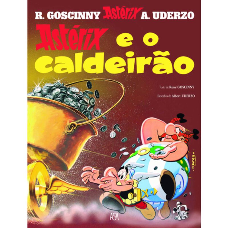 Astérix e o Caldeirão (volume 13) de Albert Uderzo e René Goscinny