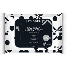 Toalhitas Desmaquilhantes Detox MyLabel