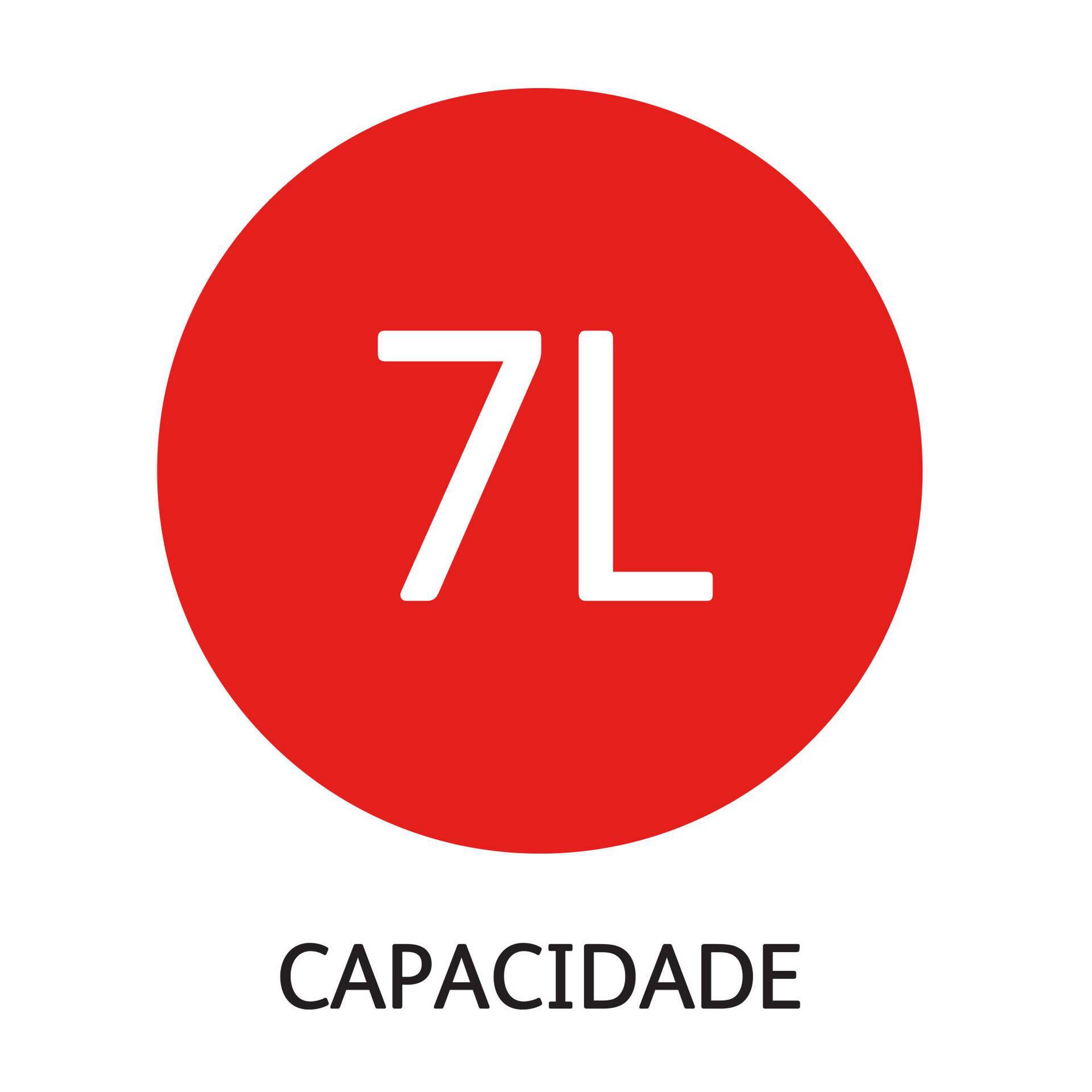 Fritadeira Sem &Oacute;leo com Dep&oacute;sito 7L Preta Y&auml;mmi