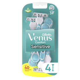 L&acirc;minas Descart&aacute;veis Comfort Sensitive 3 Gillette Venus