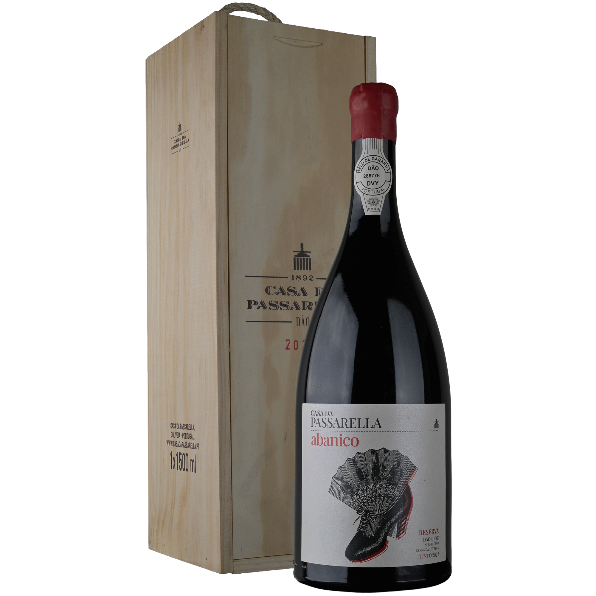 Casa da Passarella Abanico D&atilde;o Vinho Tinto
