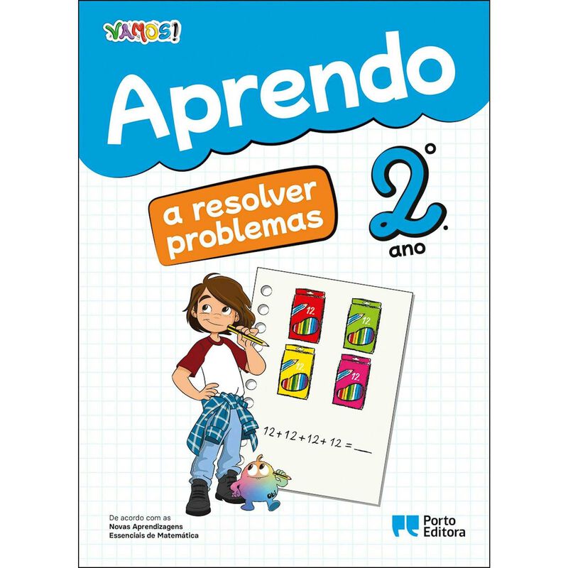 Vamos! - Aprendo a Resolver Problemas - 2.º Ano de Porto Editora