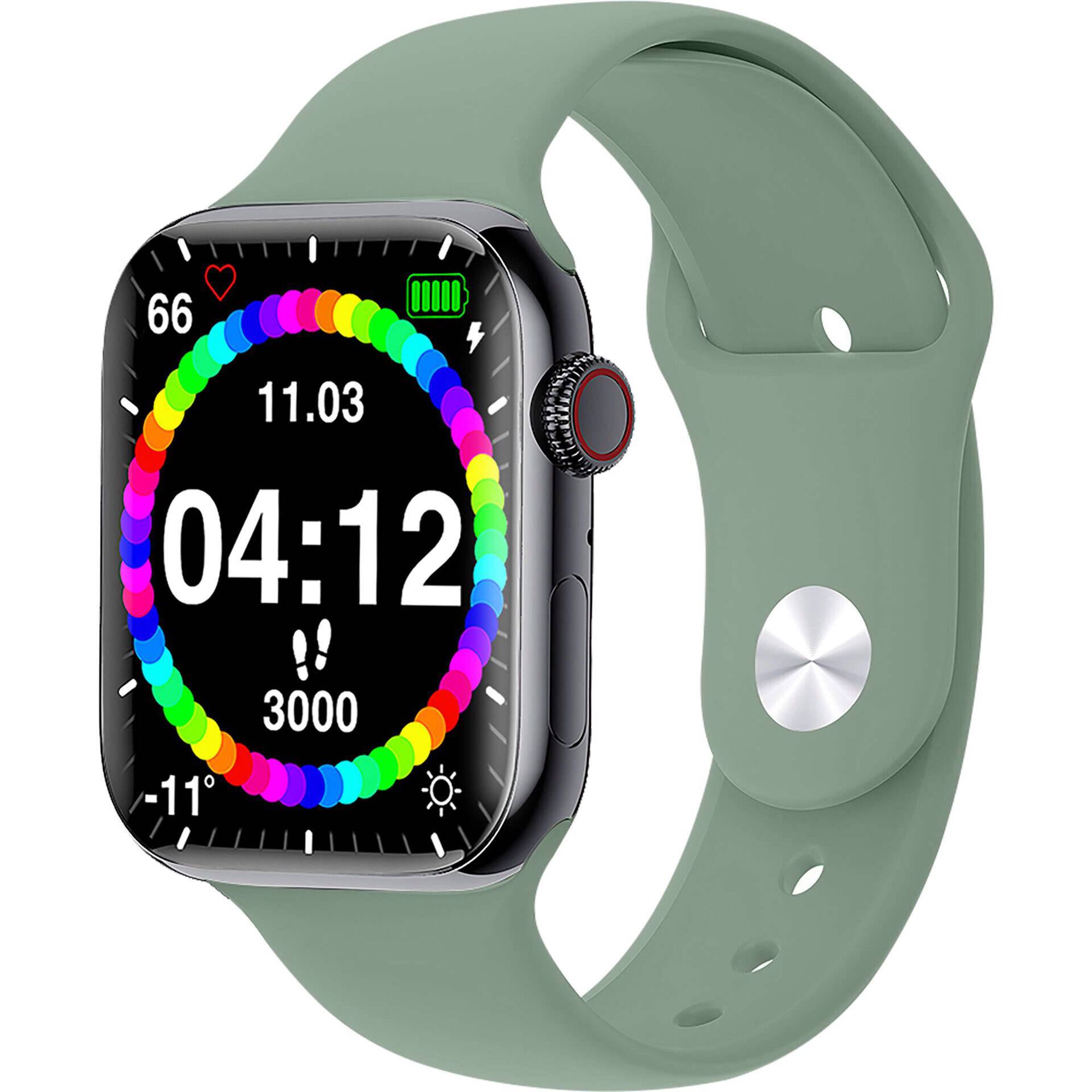 Rel&oacute;gio Smartwatch Verde Bazar&atilde;o