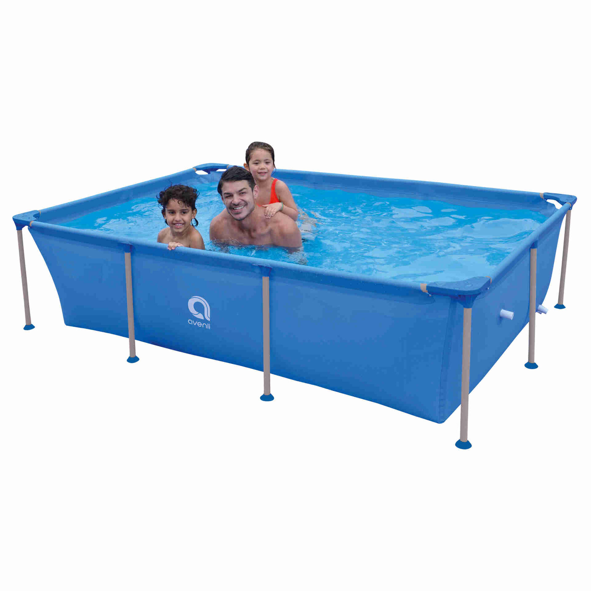 Piscina Estrutura Retangular 258x179x66cm Avenli