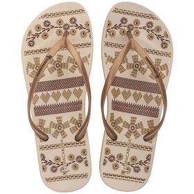 Chinelos de Praia Mulher Animal Print Bege 37 Copacabana