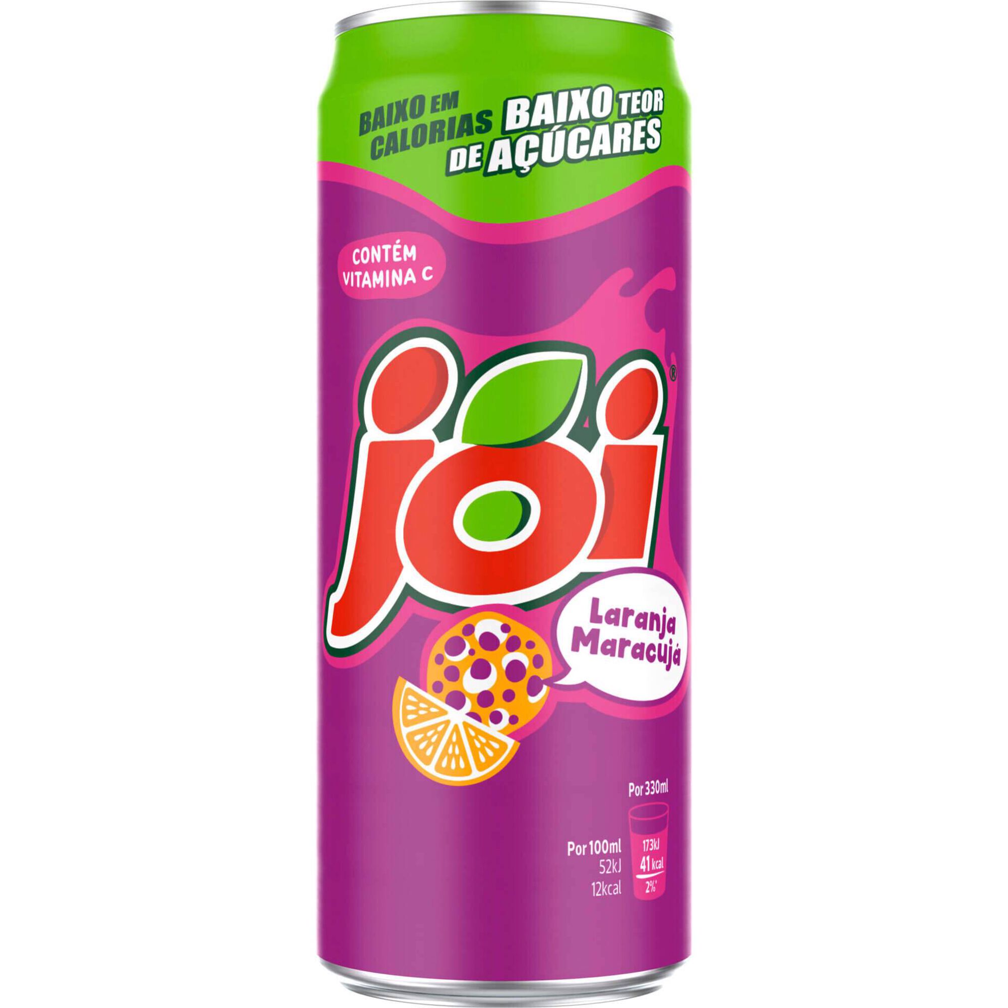 Refrigerante em Lata sem G&aacute;s Laranja e Maracuj&aacute; Joi