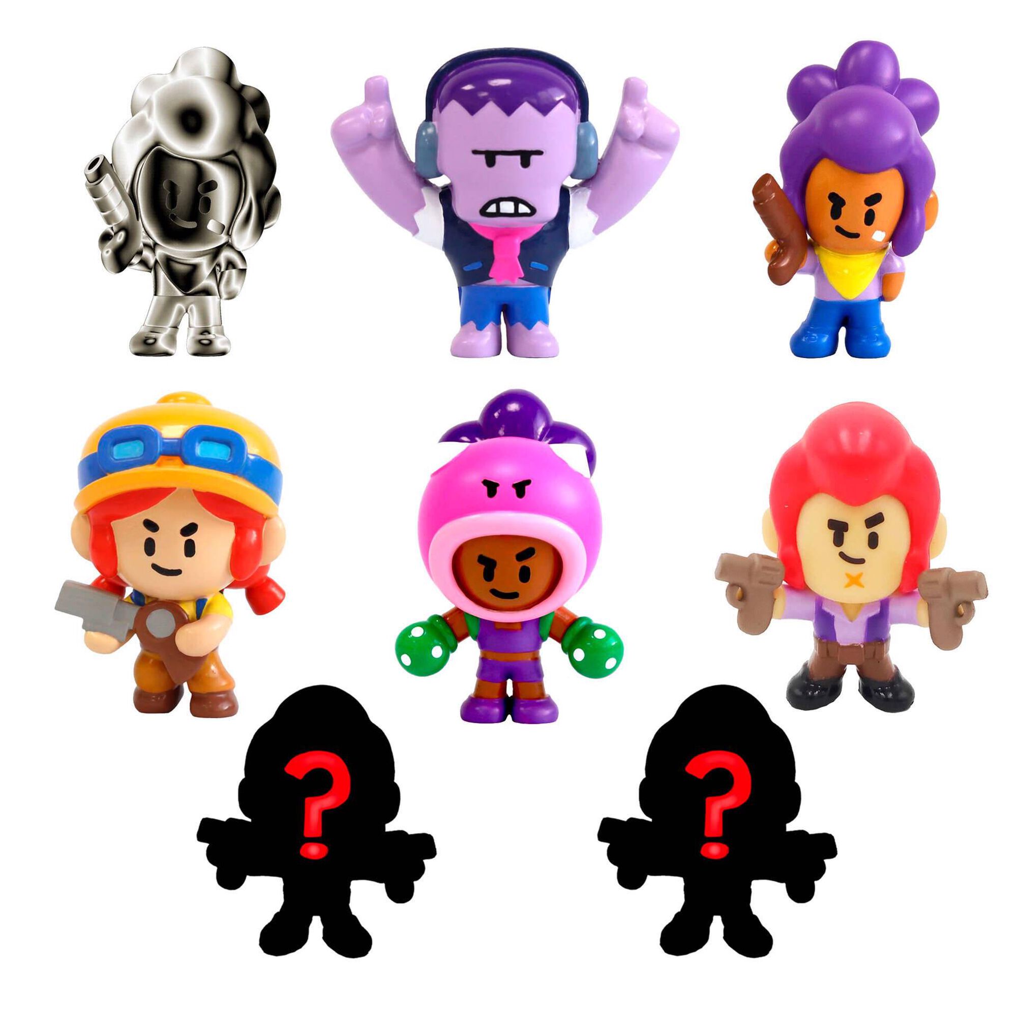 Brawl Stars - Pack 8 Figuras (v&aacute;rios modelos)