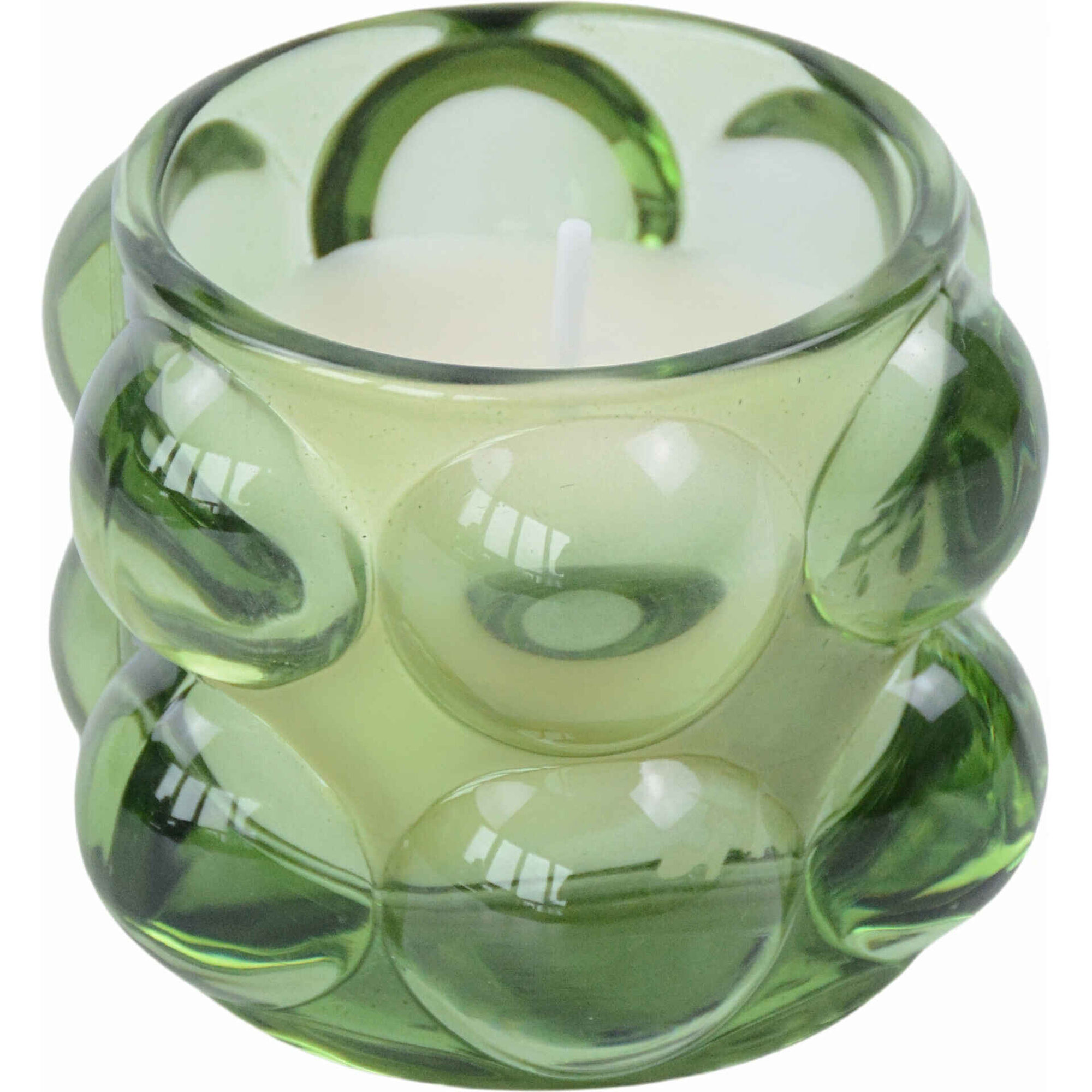 Vela Copo 70g Bolas Verde