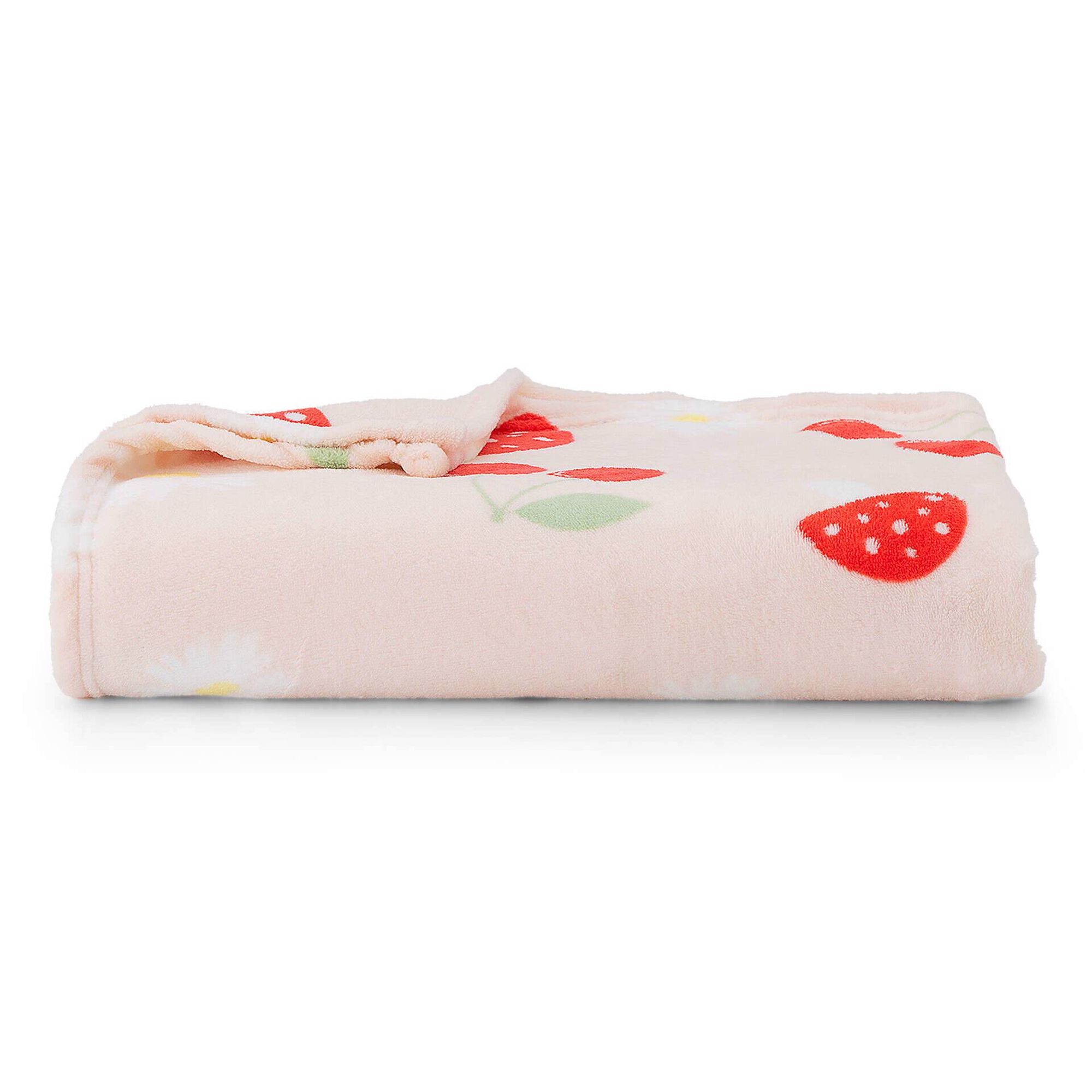 Manta Flanela 130x160cm Cerejas