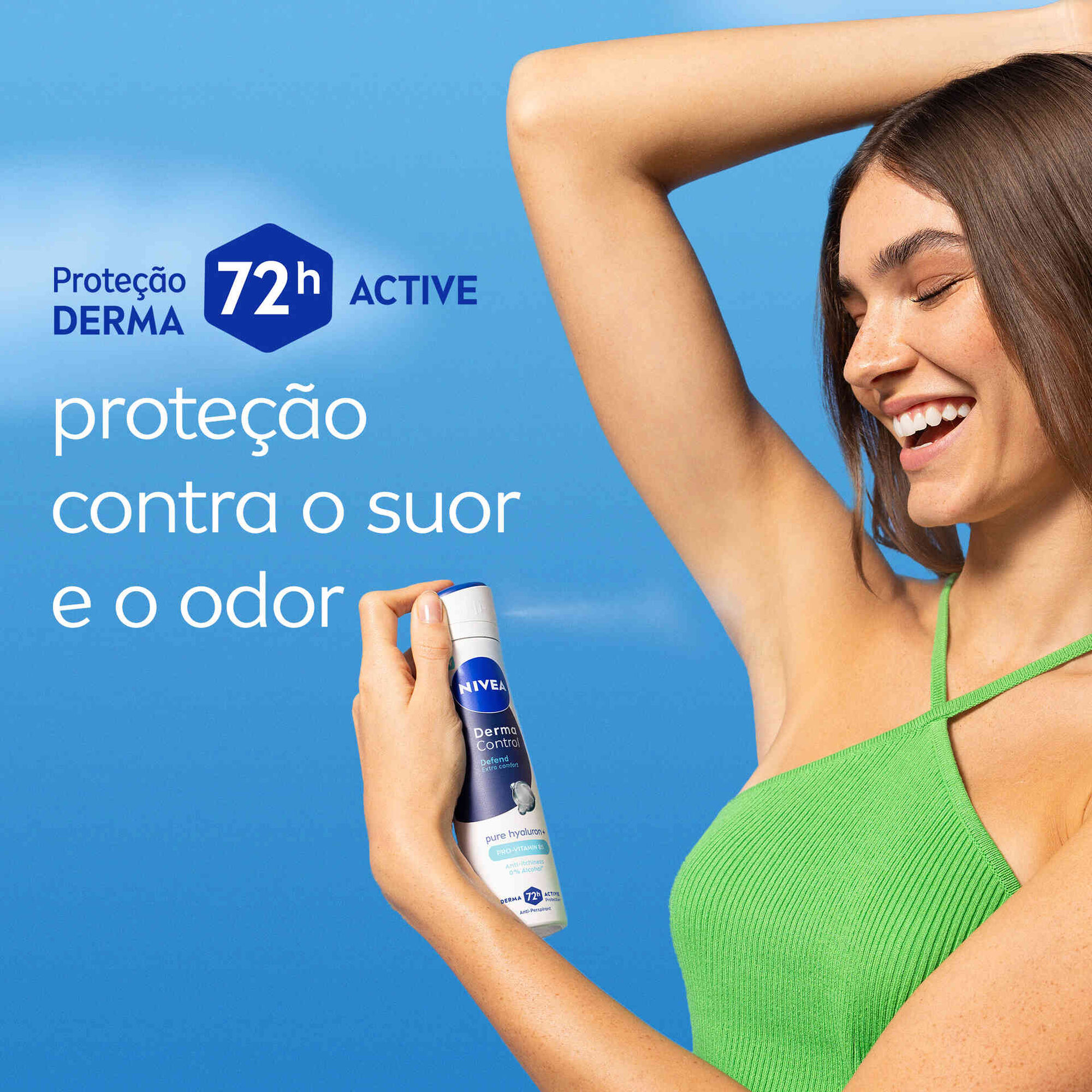 Desodorizante Spray Derma Control Defend 72H