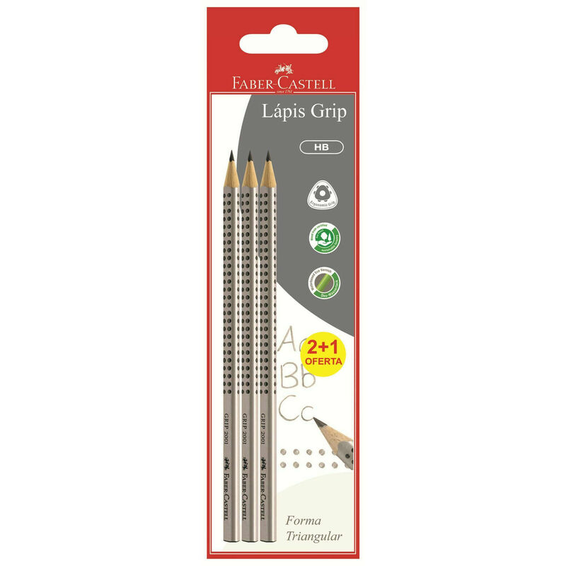 Lápis Grafite Grip HB Faber-Castell