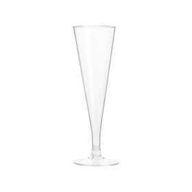 Conjunto de 6 Flutes Plástico 11cl Transparentes Conjunto de 6 Flutes Plástico 11cl Transparentes