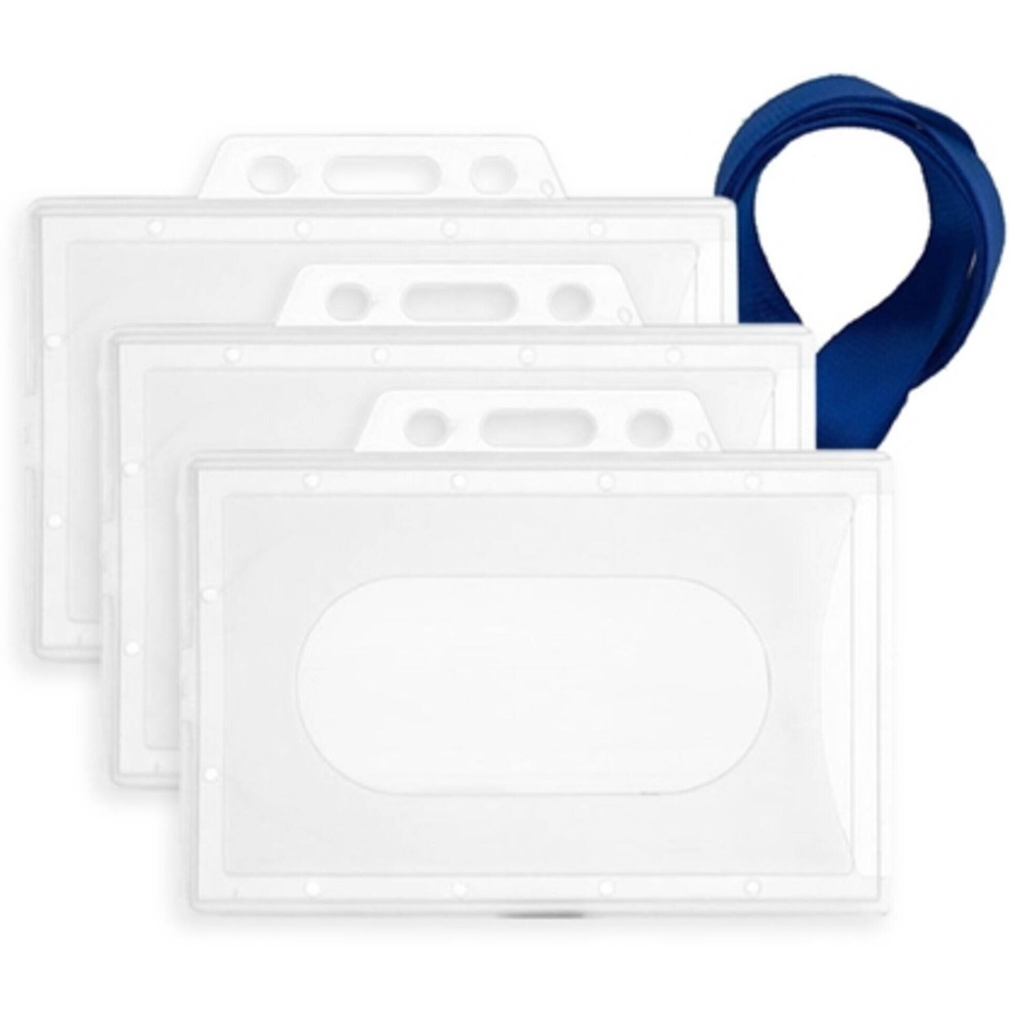 Porta-Nomes R&iacute;gido com Cord&atilde;o