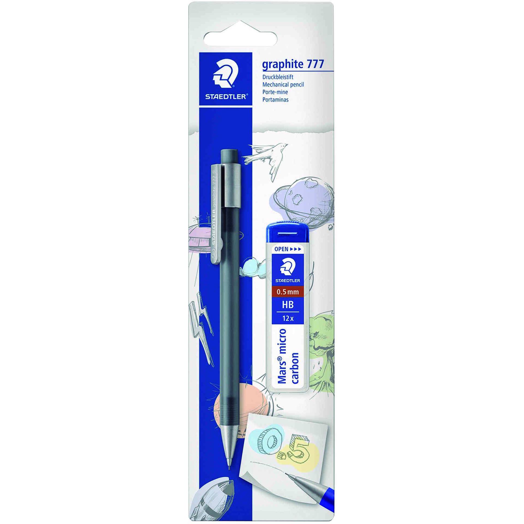 Lapiseira Graphite 777 0,5mm + Tubo de Minas HD Staedtler